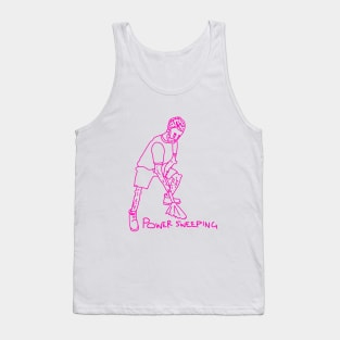 Pink Power Sweeping Tank Top